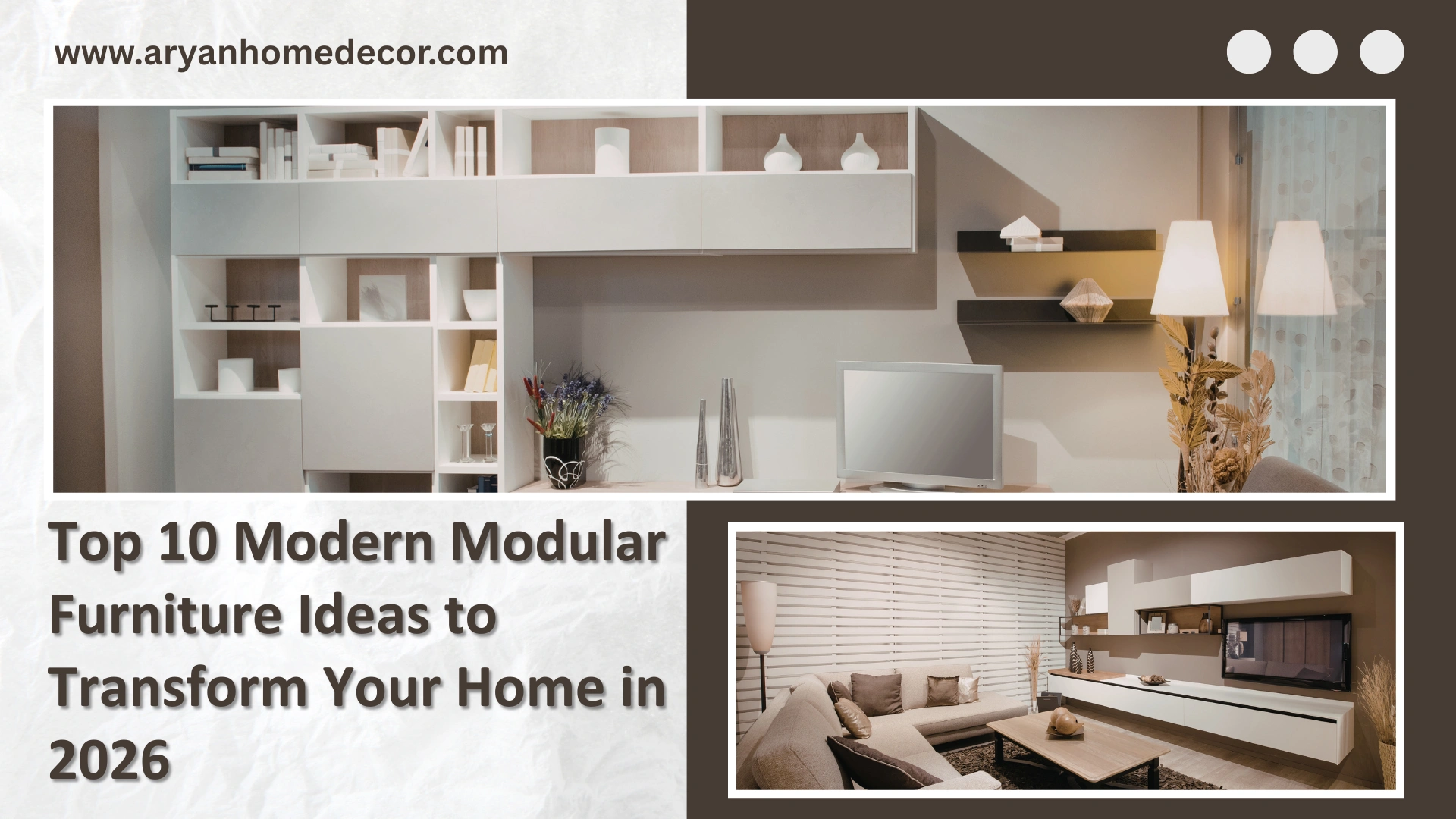 Top 10 Modern Modular Furniture Ideas to Transform Your Home in 2026